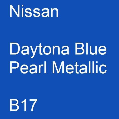 Nissan, Daytona Blue Pearl Metallic, B17.